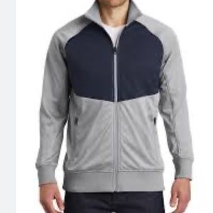The North Face Tech full zip fleece jacket Grey/blue XL